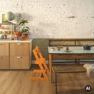 Panele winylowe SPC LVT z podkładem Dąb Karmelowy Botan Klasa 33 6 mm TAK, AVMPU40315