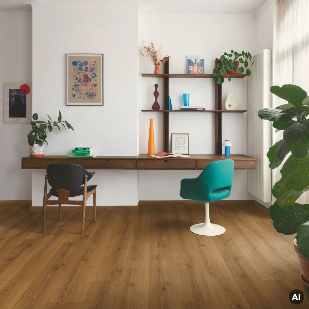Panele winylowe SPC LVT z podkładem Dąb Karmelowy Botan Klasa 33 6 mm TAK, AVMPU40315, Panele winylowe, Bloom z podkładem, Quick-Step