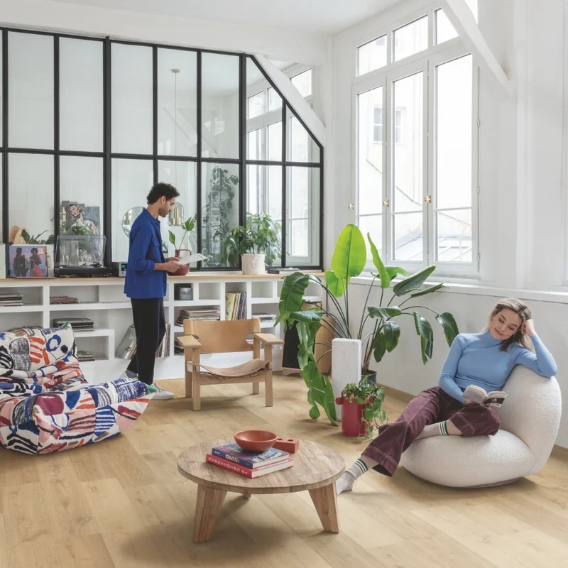 Panele winylowe SPC LVT z podkładem Elegancki Dąb Natura K