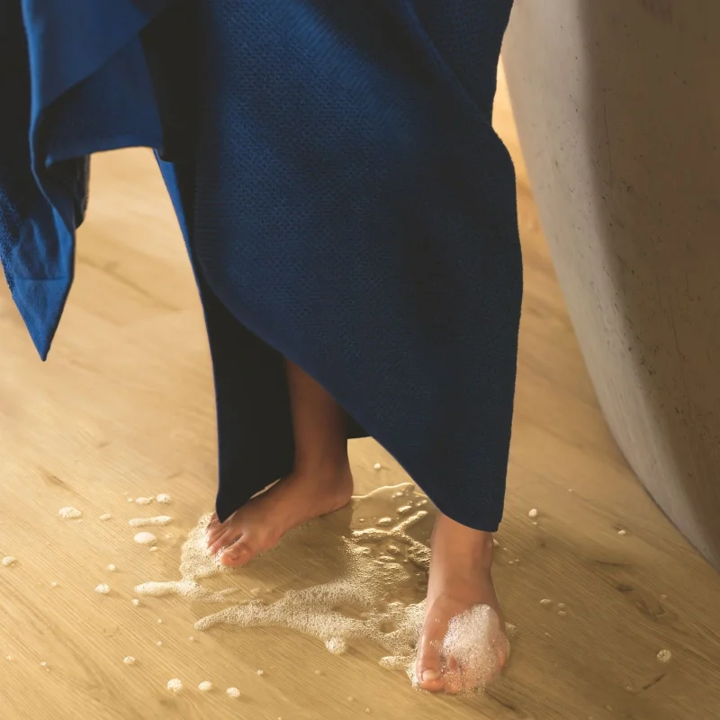 Panele winylowe SPC LVT z podkładem Dąb Szczotkowany Miodo