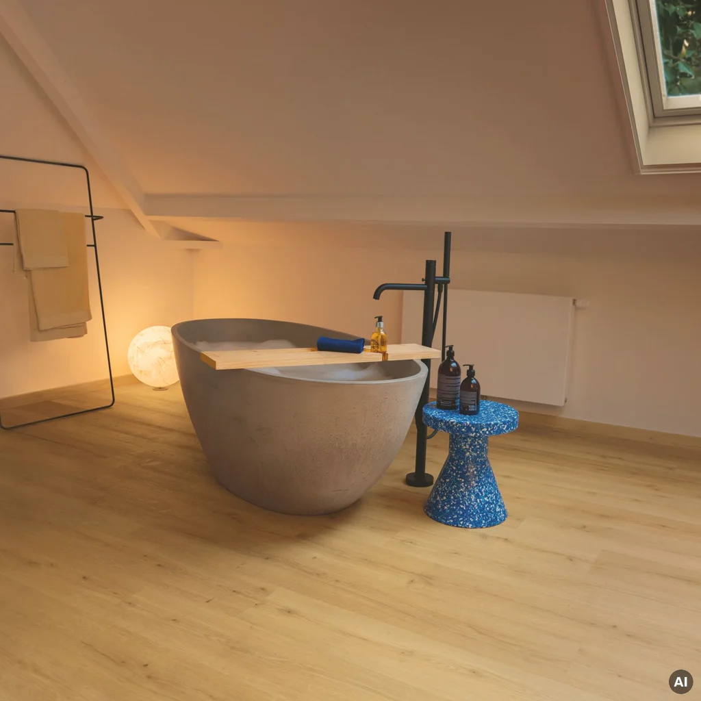 Panele winylowe SPC LVT z podkładem Dąb Szczotkowany Miodowy Klasa 33 6 mm TAK, AVMPU40318, Panele winylowe, Bloom z podkładem, Quick-Step Unilin