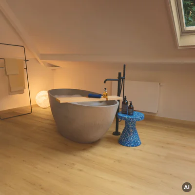 Panele winylowe SPC LVT z podkładem Dąb Szczotkowany Miodowy Klasa 33 6 mm TAK, AVMPU40318
