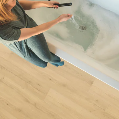 Panele winylowe SPC LVT z podkładem Dąb Szczotkowany Beżowy  Klasa 33 6 mm TAK, AVMPU40319