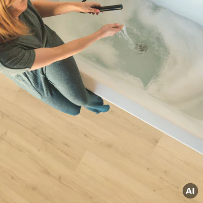 Panele winylowe SPC LVT z podkładem Dąb Szczotkowany Beżowy  Klasa 33 6 mm TAK, AVMPU40319