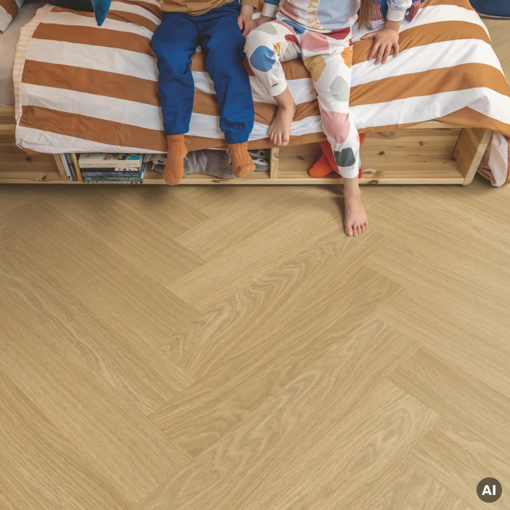 Panele winylowe SPC LVT z podkładem Jodełka Dąb Miodowy HB Klasa 33 6 mm TAK, AVHBU40360, Panele winylowe, Ciro Herringbone, Quick-Step