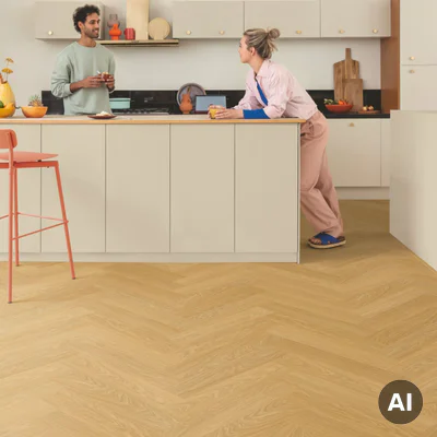 Panele winylowe SPC LVT z podkładem Jodełka Dąb Miodowy HB Klasa 33 6 mm TAK, AVHBU40360