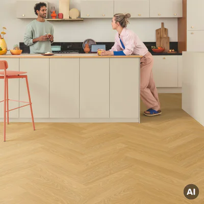 Panele winylowe SPC LVT z podkładem Jodełka Dąb Miodowy HB Klasa 33 6 mm TAK, AVHBU40360