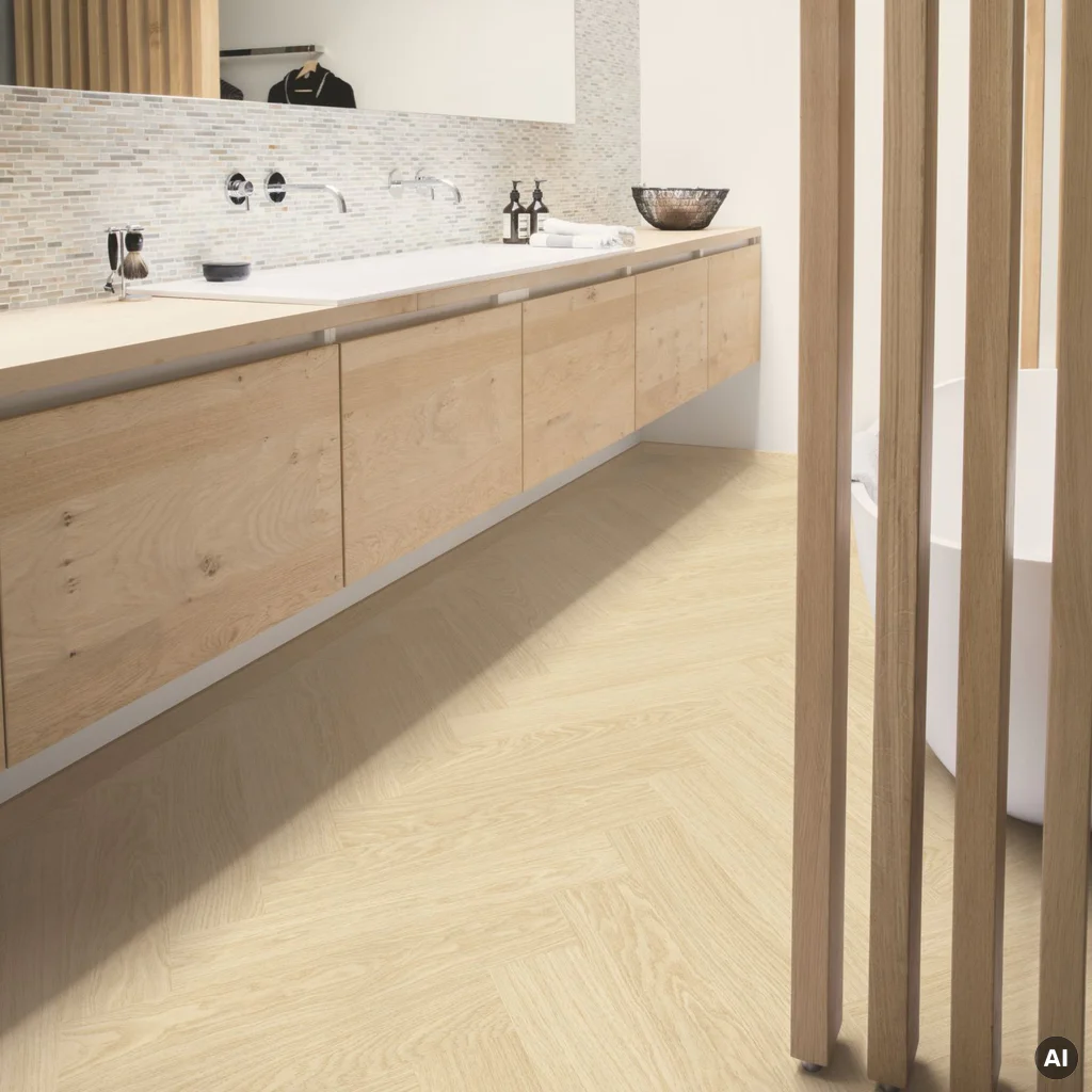 Panele winylowe SPC LVT z podkładem Jodełka Dąb Polarny HB Klasa 33 6 mm TAK, AVHBU40361, Panele winylowe, Ciro Herringbone, Quick-Step Unilin