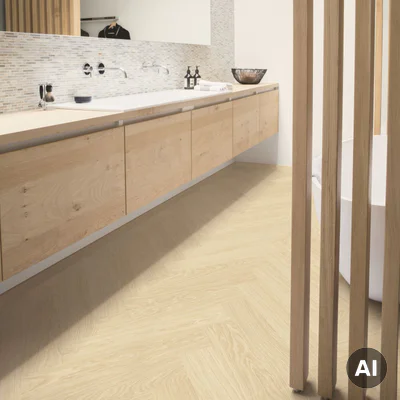 Panele winylowe SPC LVT z podkładem Jodełka Dąb Polarny HB Klasa 33 6 mm TAK, AVHBU40361