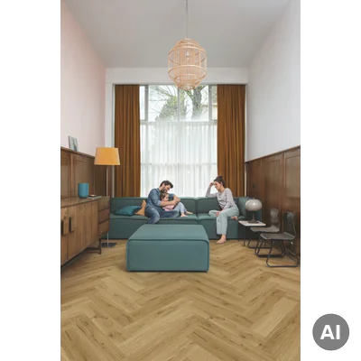 Panele winylowe SPC LVT z podkładem Jodełka Dąb Wędzony Botaniczny HB Klasa 33 6 mm TAK, AVHBU40363