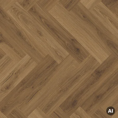 Panele winylowe SPC LVT z podkładem Jodełka Dąb Karmel Botaniczny HB Klasa 33 6 mm TAK, AVHBU40364