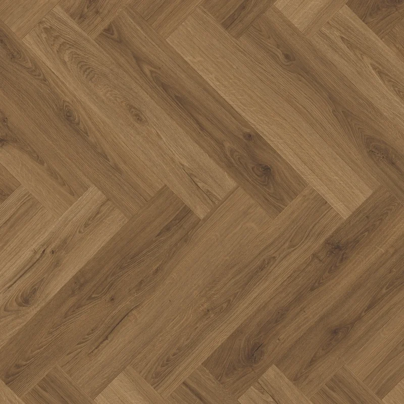 Panele winylowe SPC LVT z podkładem Jodełka Dąb Karmel Bo