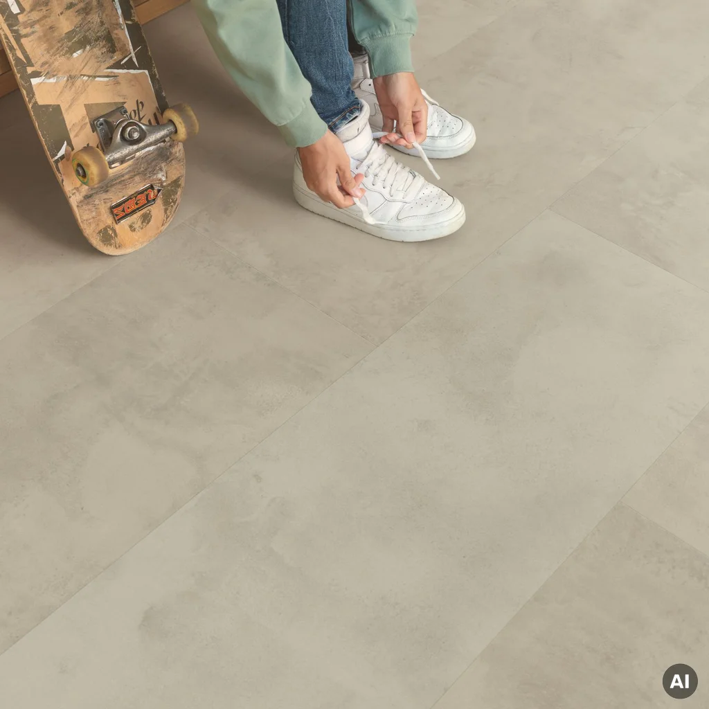 Panele podłogowe MUS5488 Beton Szary AC4 8 mm, Panele podłogowe, Muse, Quick-Step