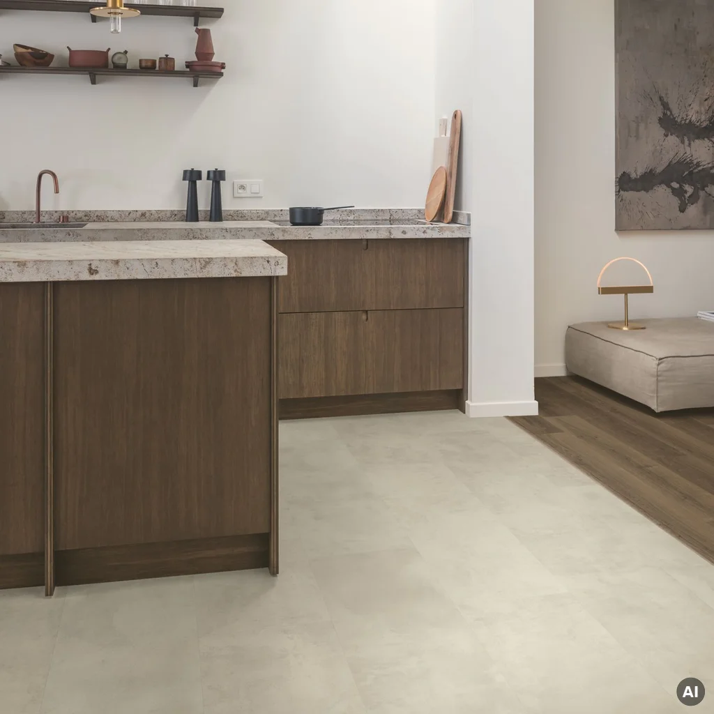 Panele podłogowe MUS5488 Beton Szary AC4 8 mm, Panele podłogowe, Muse, Quick-Step Unilin
