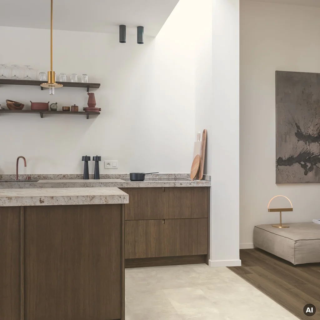 Panele podłogowe MUS5491 Beton Barwiony AC4 8 mm, Panele podłogowe, Muse, Quick-Step Unilin