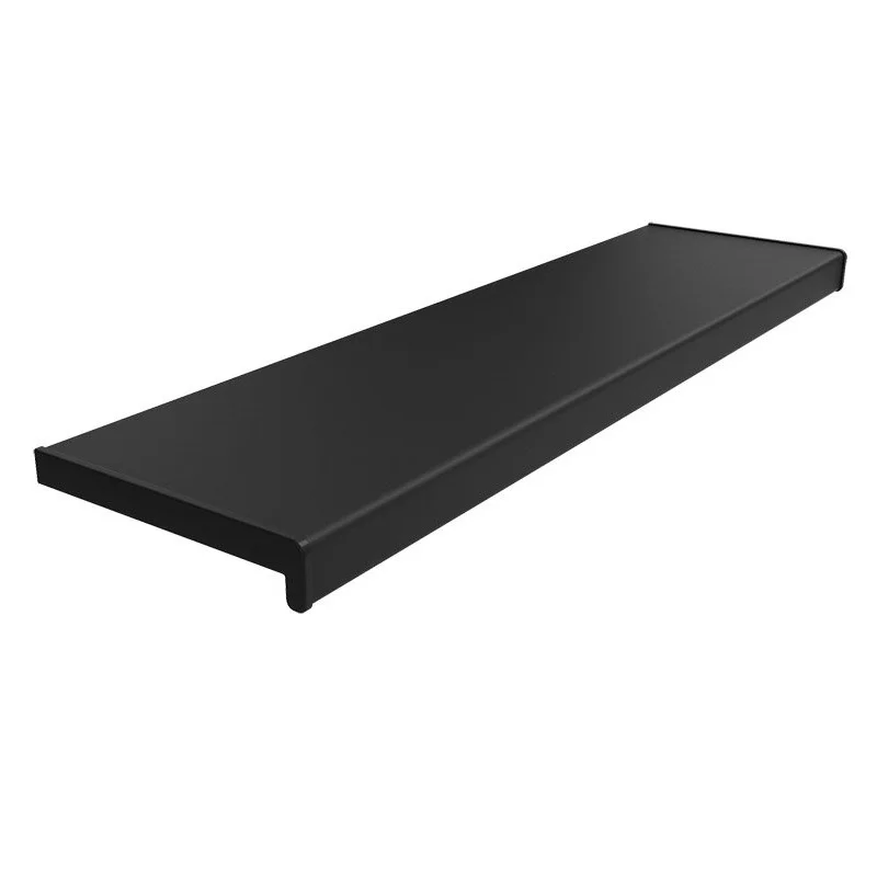 Parapet komorowy PCV 150-500mm Czarny Mat, 800CZAMAT150