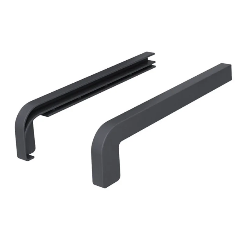 Zakończenia ANTRACYT RAL 7024 400mm do parapetu zewnętrzne