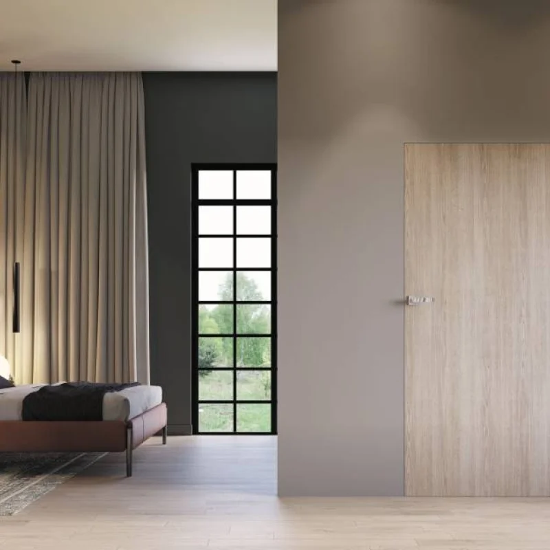 Ościeżnica aluminiowa Sara Eco 2 odwrotna przylga Prawa 80