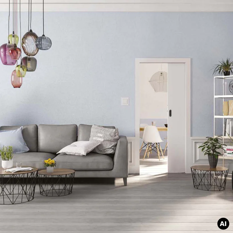 Drzwi przesuwne chowane w ścianę Norma Decor 1 90 cm Kompl