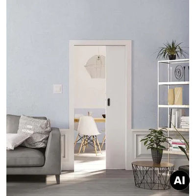 Drzwi przesuwne chowane w ścianę Norma Decor 1 70 cm WC Komplet: drzwi + kaseta + ościeżnica (obudowa), 100076872