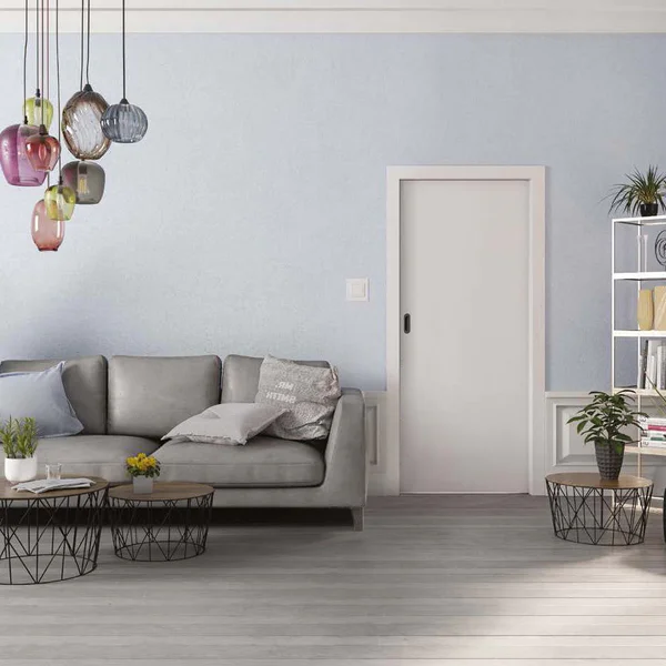 Drzwi przesuwne chowane w ścianę Norma Decor 1 70 cm WC Ko