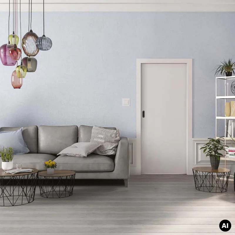Drzwi przesuwne chowane w ścianę Norma Decor 1 70 cm WC Ko