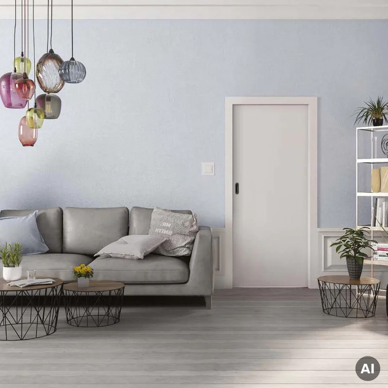 Drzwi przesuwne chowane w ścianę Norma Decor 1 70 cm WC Ko