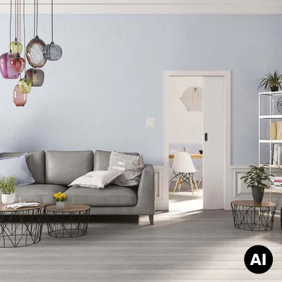 Drzwi przesuwne chowane w ścianę Norma Decor 1 70 cm WC Komplet: drzwi + kaseta + ościeżnica (obudowa), 100076872