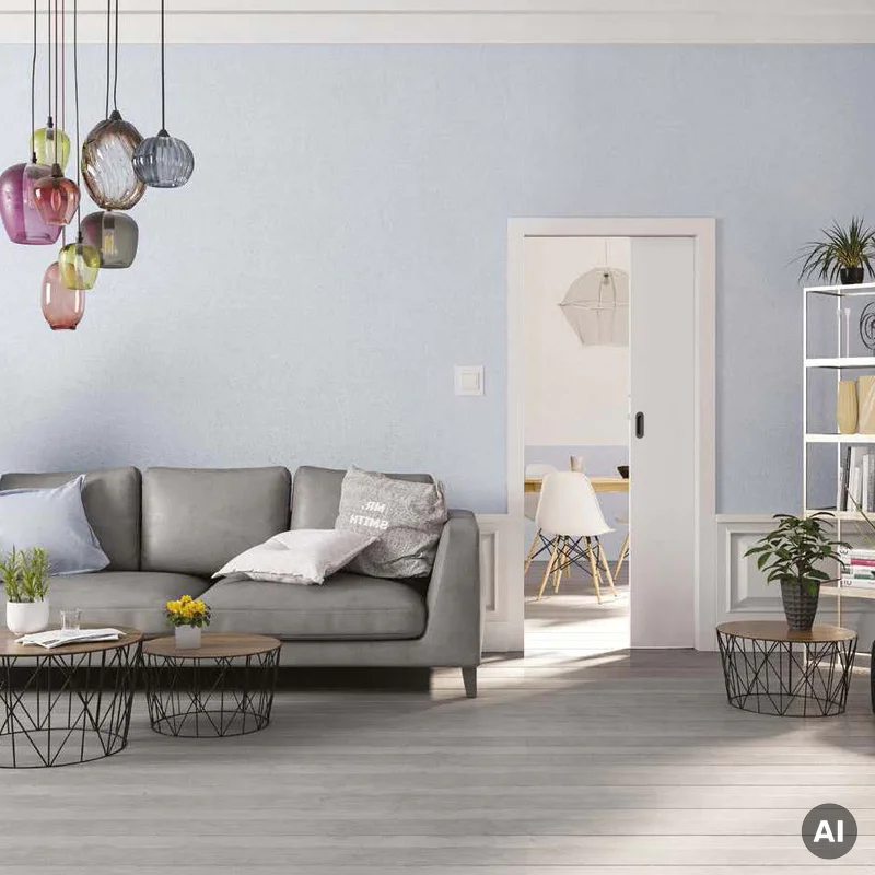 Drzwi przesuwne chowane w ścianę Norma Decor 1 70 cm WC Ko