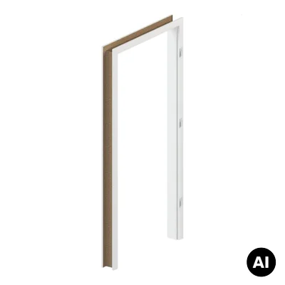 Ościeżnica regulowana PORTA SYSTEM B 75-95 prawa 70cm przylgowa, OPWP0A0P07DBI0SZ360000