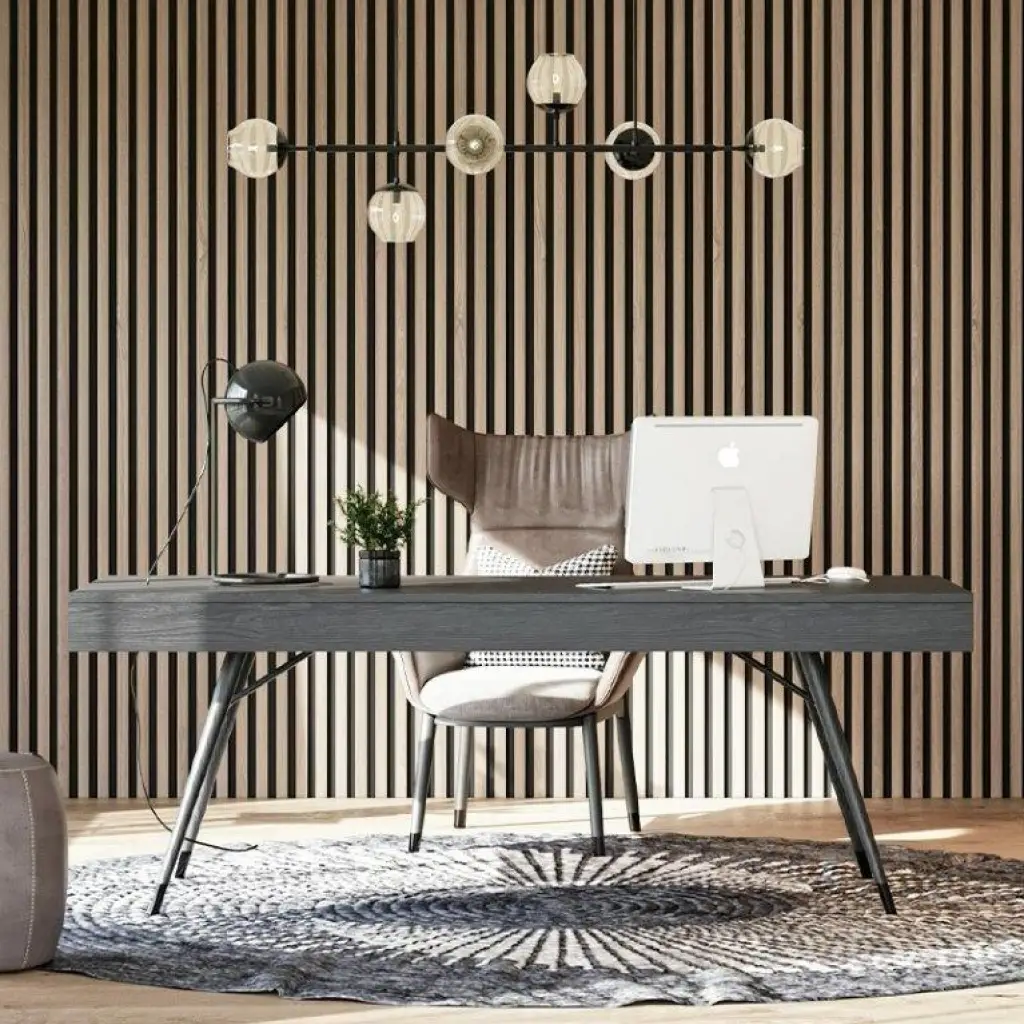 Lamele Akustyczne Listwa Dąb naturalny L 248B Teak Prawa , 120044203, Listwa zakończeniowa, Lamele akustyczne MDF AGT Akcesoria, AGT