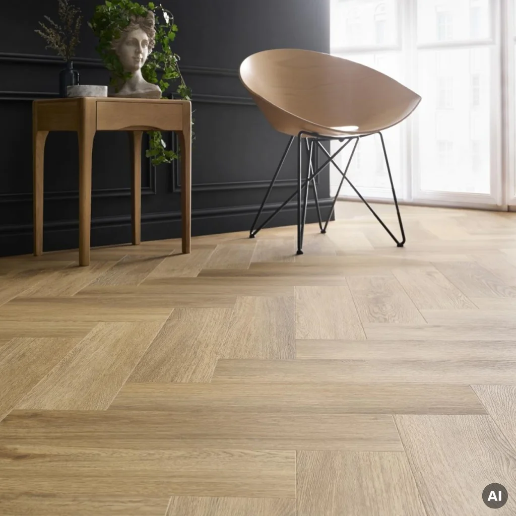 Panele winylowe SPC LVT Jodełka Dąb Burbon 5 mm TAK, 5905167857113, Panele winylowe, Amaron Herringbone, Arbiton