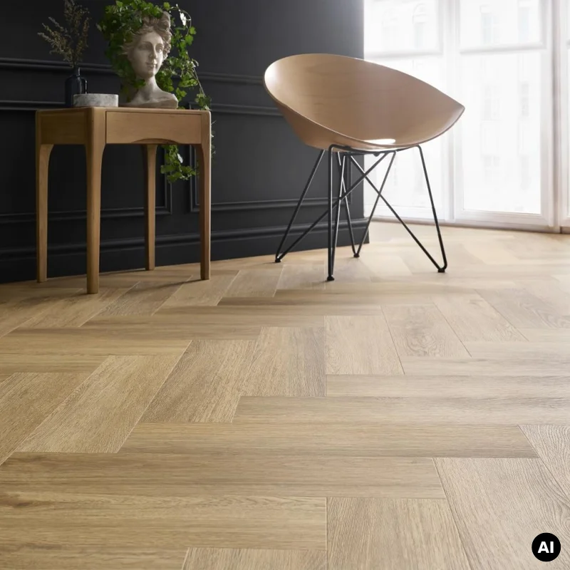 Panele winylowe SPC LVT Jodełka Dąb Burbon CAS 208 5 mm TA
