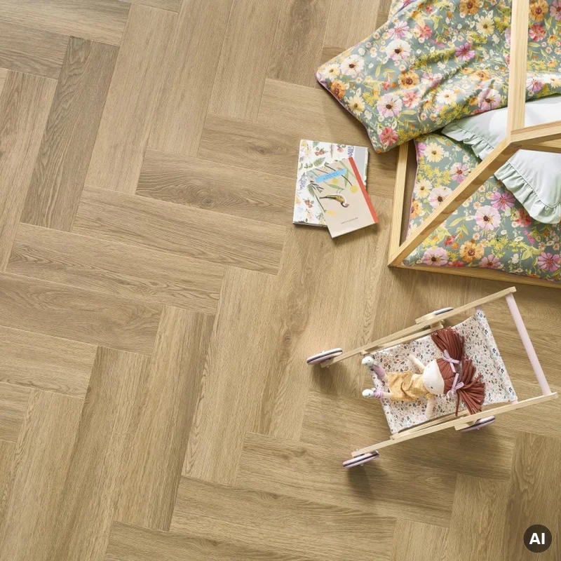 Panele winylowe SPC LVT Jodełka Dąb Burbon CAS 208 5 mm TA