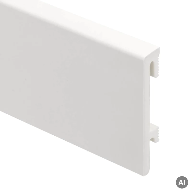 Listwa przypodłogowa PS Bravo 80 mm Biała, BR81U1