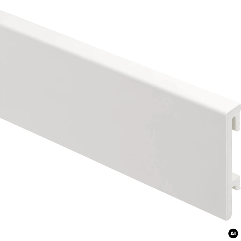 Listwa przypodłogowa PS Bravo 80 mm Biała 201, BR81U1, Listwa przypodłogowa, Bravo, Salag