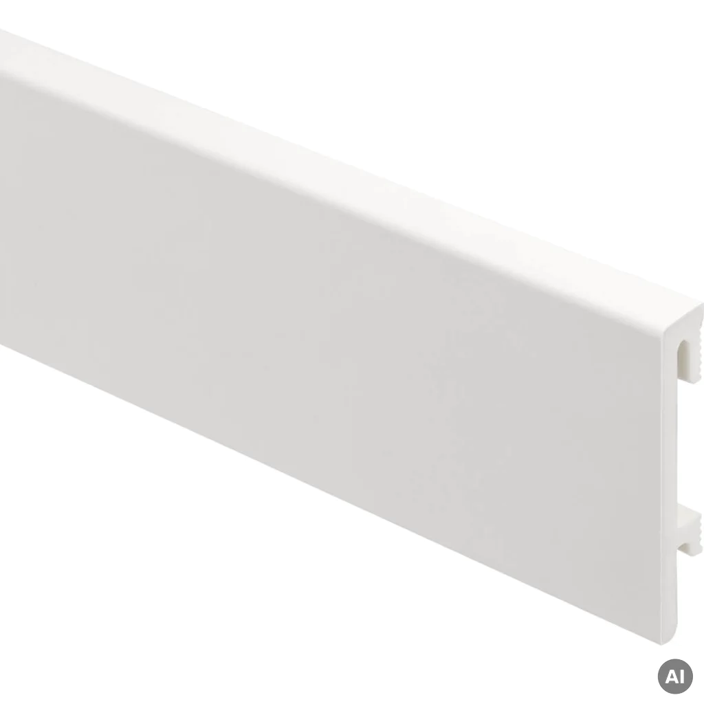 Listwa przypodłogowa PS Bravo 80 mm Biała, BR81U1, Listwa przypodłogowa, Bravo, Salag
