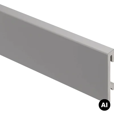 Listwa przypodłogowa PS Bravo 80 mm Szara 203, BR81U2 