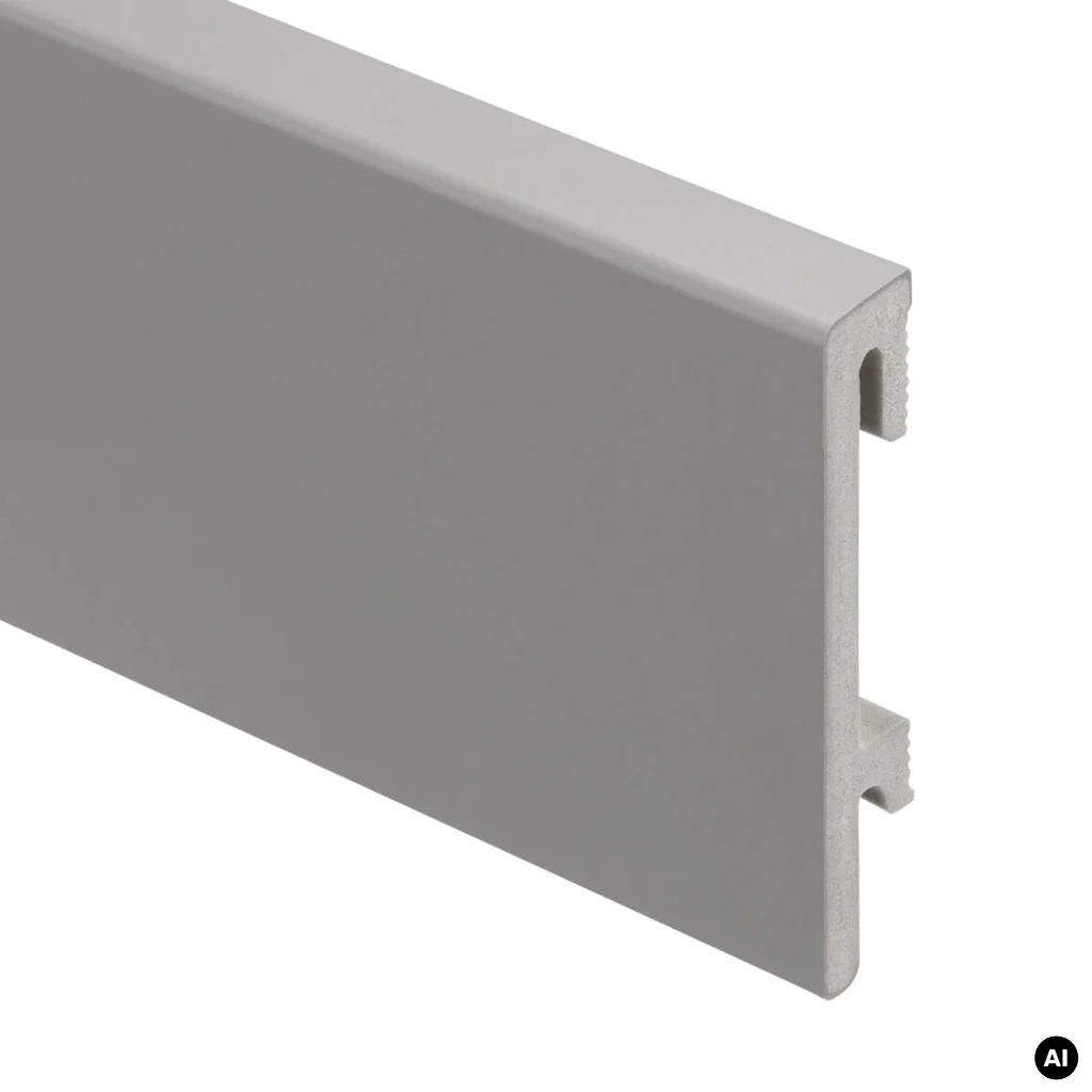 Listwa przypodłogowa PS Bravo 80 mm Szara 203, BR81U2 , Listwy przypodłogowe, Bravo, Salag
