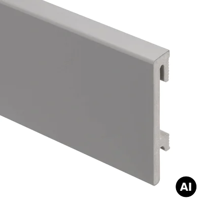Listwa przypodłogowa PS Bravo 80 mm Szara 203, BR81U2 