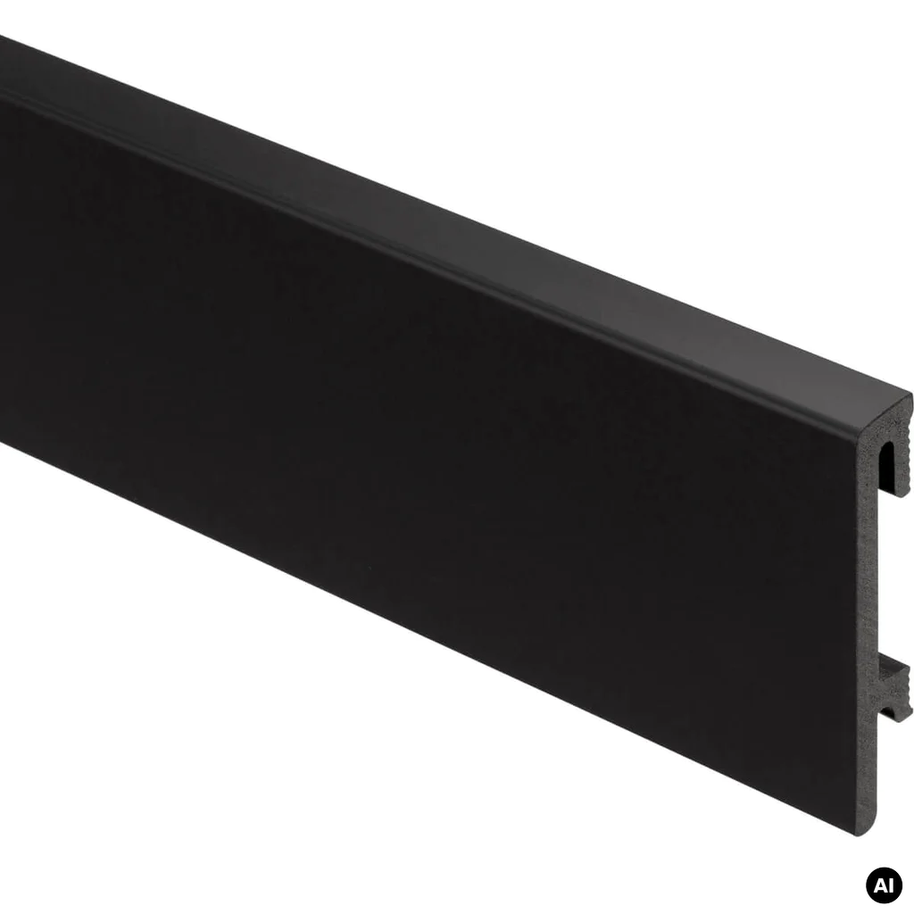 Listwa przypodłogowa PS Bravo 80 mm Czarna 207, BR81U3, Listwy przypodłogowe, Bravo, Salag