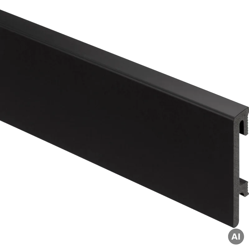 Listwa przypodłogowa PS Bravo 80 mm Czarna 207, BR81U3 - 4