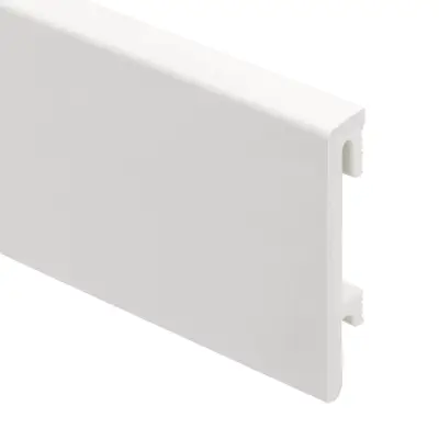 Listwa przypodłogowa PS Bravo 80 mm 1,2 m Biała 301, BR82U1