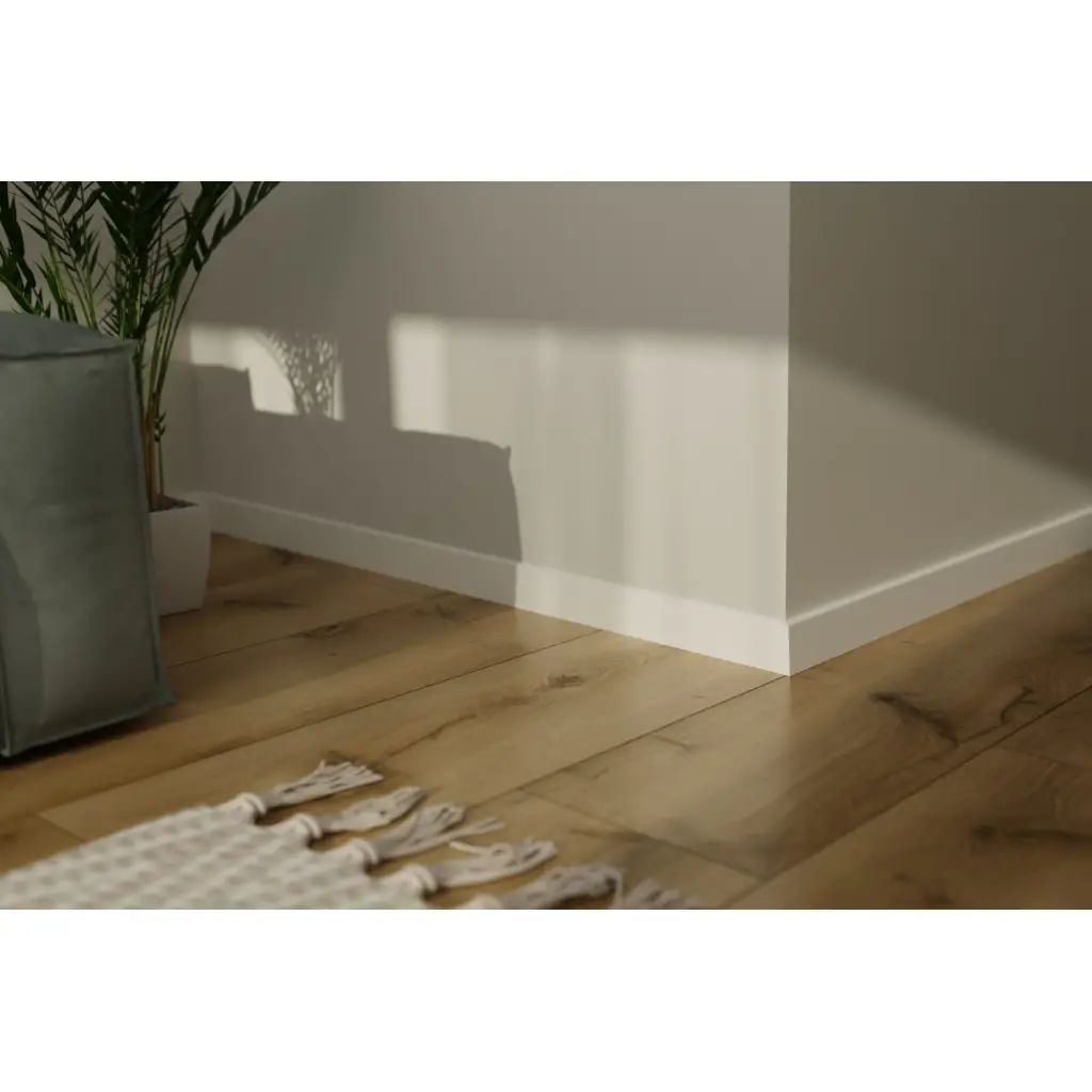 Listwa przypodłogowa PS Bravo 80 mm 1,2 m Biała 301, BR82U1, Listwy przypodłogowe, Bravo, Salag