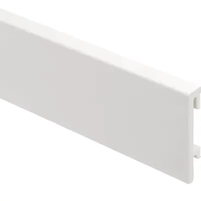 Listwa przypodłogowa PS Bravo 80 mm 1,2 m Biała 301, BR82U1