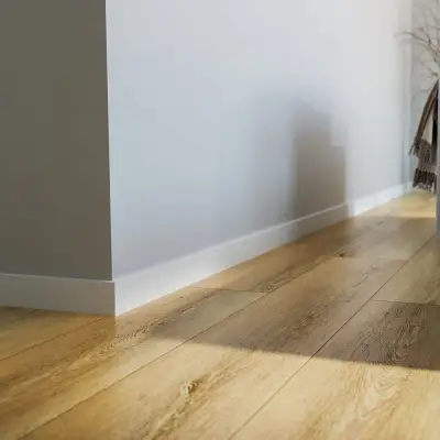 Listwa przypodłogowa PS Bravo 80 mm 1,2 m Biała 301, BR82U1