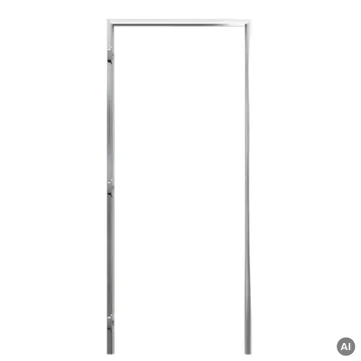 Ościeżnica do drzwi ukryte Porta Hide Odwrotna Przylga (otwierane do wewnątrz) Lewa 90cm, OPP100LL090000AN300000