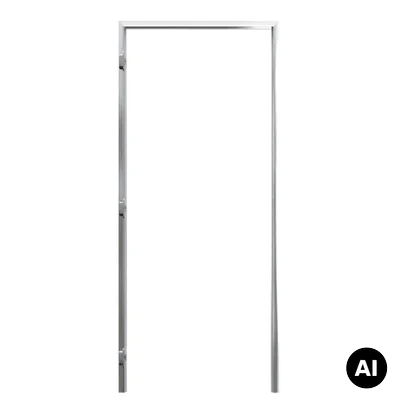 Ościeżnica do drzwi ukryte Porta Hide Odwrotna Przylga (otwierane do wewnątrz) Lewa 70cm , OPP100LL070000AM300000