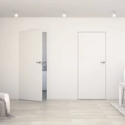 Ościeżnica aluminiowa Biała Sara Eco 2 odwrotna przylga Prawa 90 2z, 5901316110719