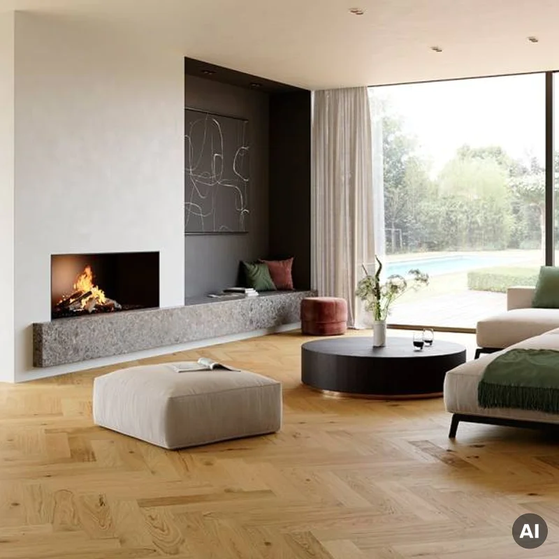 Podłoga drewniana Chalet Natural Herringbone 14 mm, CHAL HB